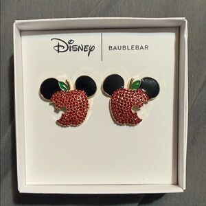 Baublebar Disney Mickey Apple Earrings